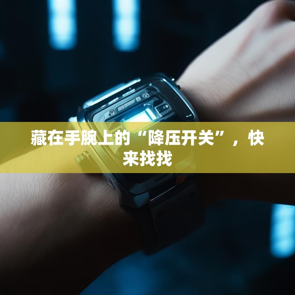 藏在手腕上的“降压开关”，快来找找