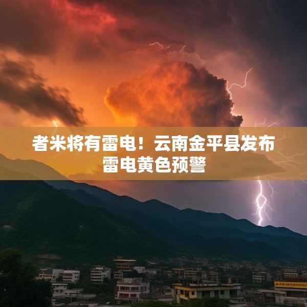 者米将有雷电！云南金平县发布雷电黄色预警