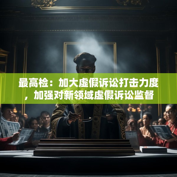 最高检：加大虚假诉讼打击力度，加强对新领域虚假诉讼监督