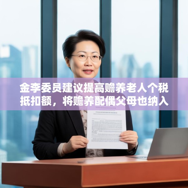金李委员建议提高赡养老人个税抵扣额，将赡养配偶父母也纳入