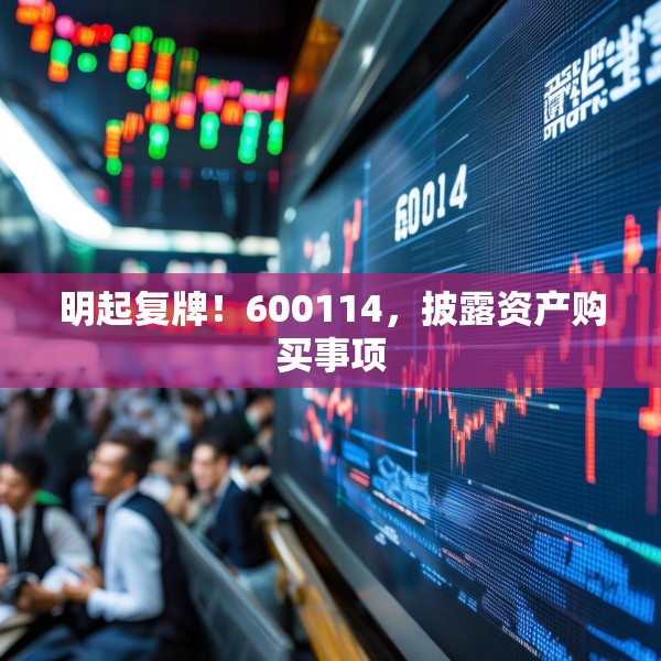 明起复牌！600114，披露资产购买事项