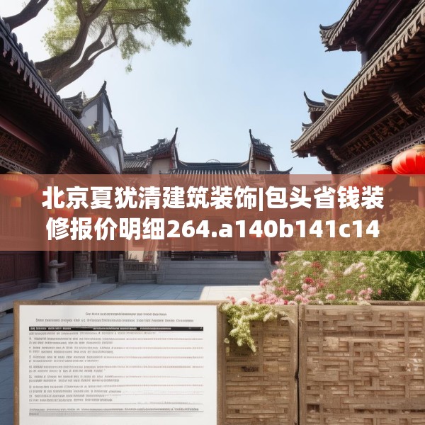 北京夏犹清建筑装饰|包头省钱装修报价明细264.a140b141c144fgy.151lkjl
