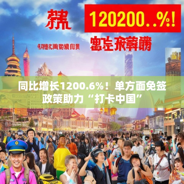 同比增长1200.6%！单方面免签政策助力“打卡中国”
