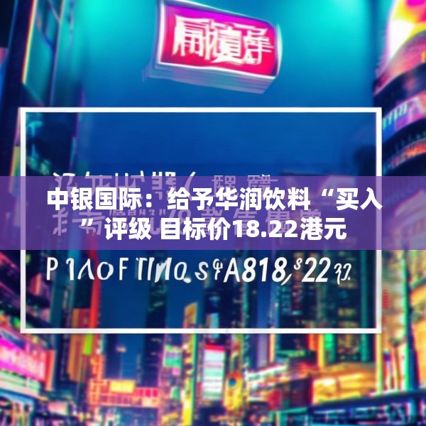 中银国际：给予华润饮料“买入”评级 目标价18.22港元