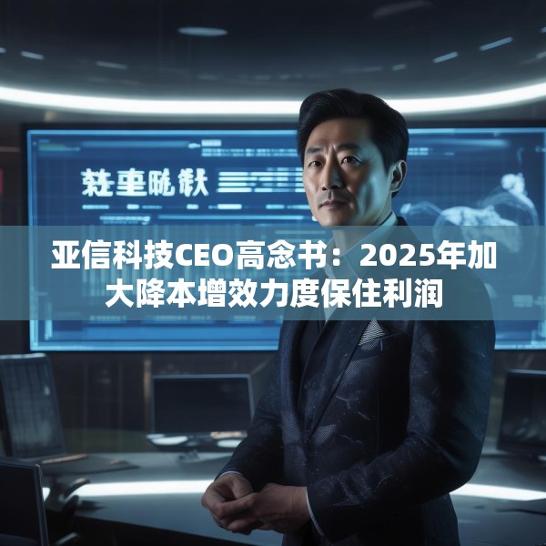 亚信科技CEO高念书：2025年加大降本增效力度保住利润
