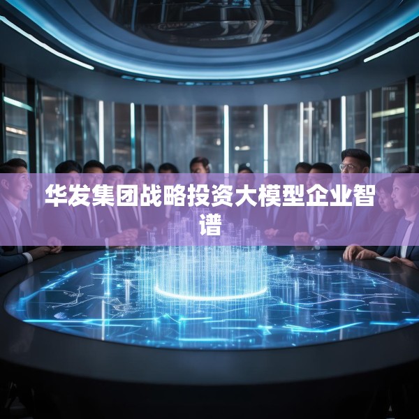 华发集团战略投资大模型企业智谱