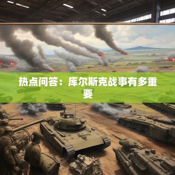 热点问答：库尔斯克战事有多重要
