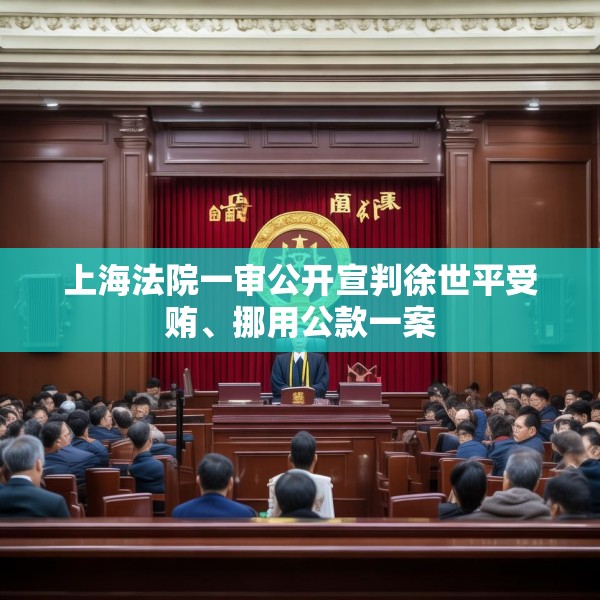 上海法院一审公开宣判徐世平受贿、挪用公款一案