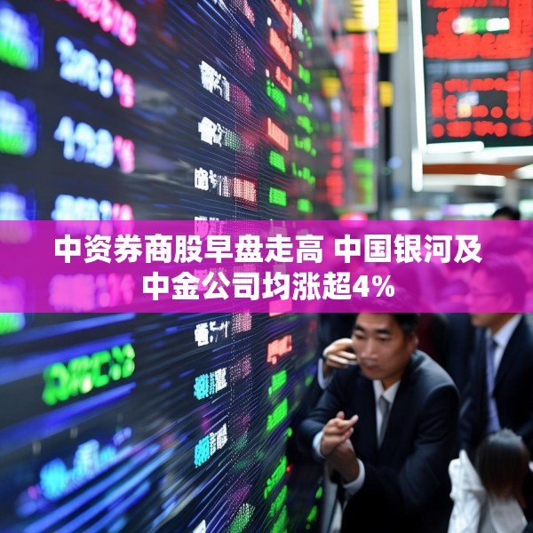 中资券商股早盘走高 中国银河及中金公司均涨超4%