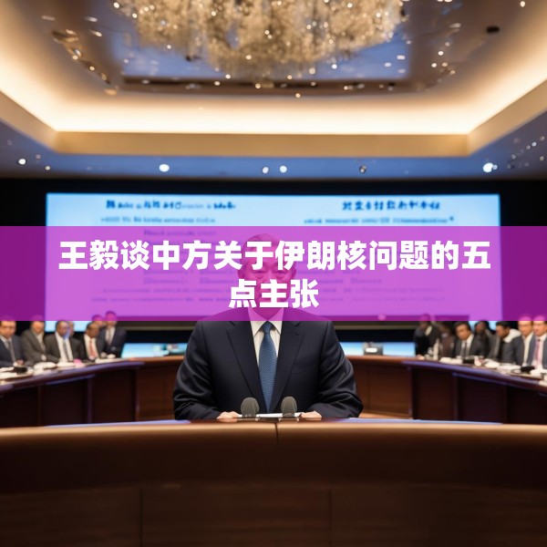 王毅谈中方关于伊朗核问题的五点主张