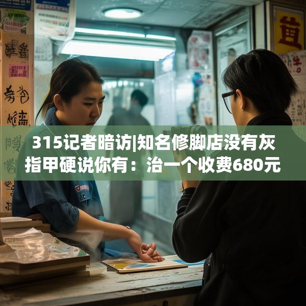 315记者暗访|知名修脚店没有灰指甲硬说你有：治一个收费680元 办卡打8.8折
