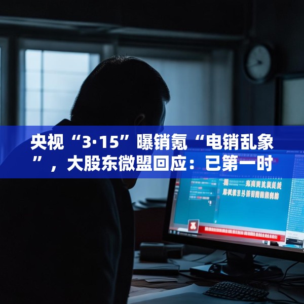 央视“3·15”曝销氪“电销乱象”，大股东微盟回应：已第一时间成立专项调查组