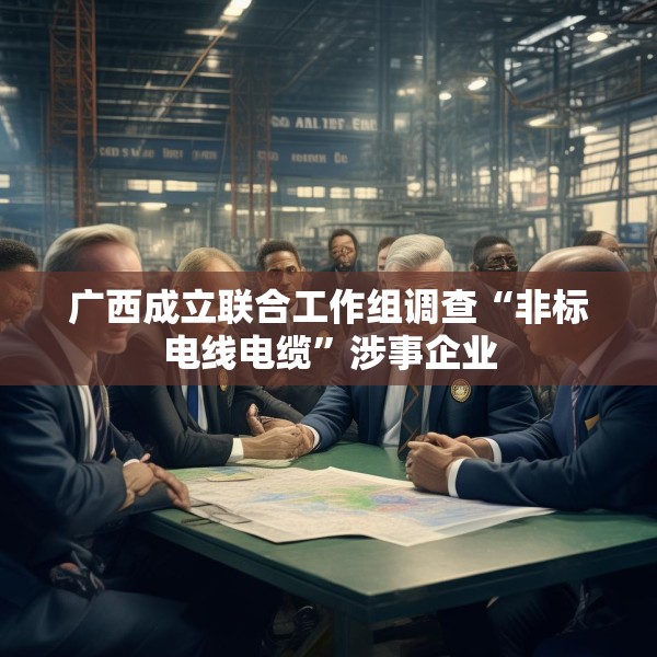 广西成立联合工作组调查“非标电线电缆”涉事企业