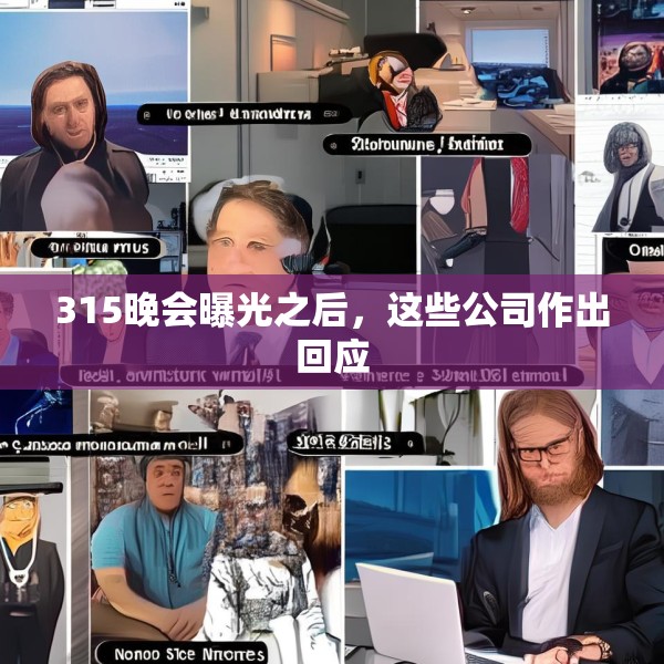 315晚会曝光之后，这些公司作出回应