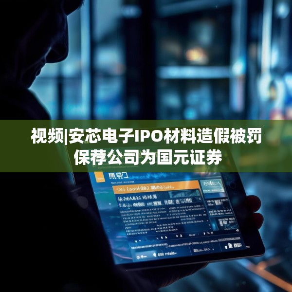 视频|安芯电子IPO材料造假被罚 保荐公司为国元证券