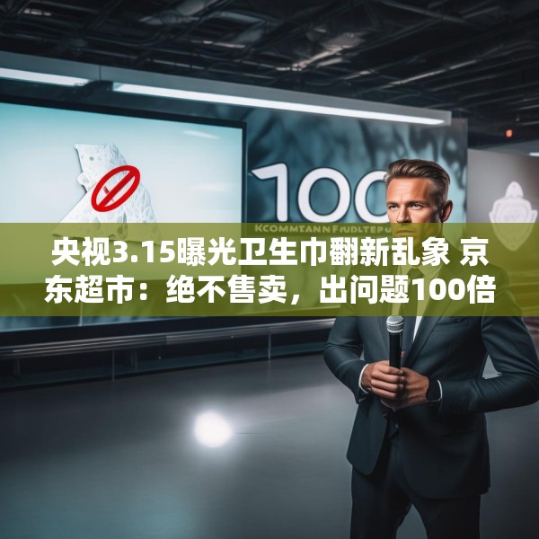 央视3.15曝光卫生巾翻新乱象 京东超市：绝不售卖，出问题100倍赔偿