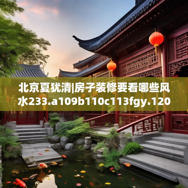 北京夏犹清|房子装修要看哪些风水233.a109b110c113fgy.120bnbn