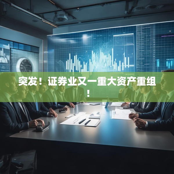 突发！证券业又一重大资产重组！