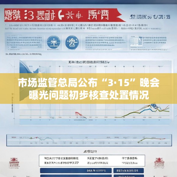 市场监管总局公布“3·15”晚会曝光问题初步核查处置情况