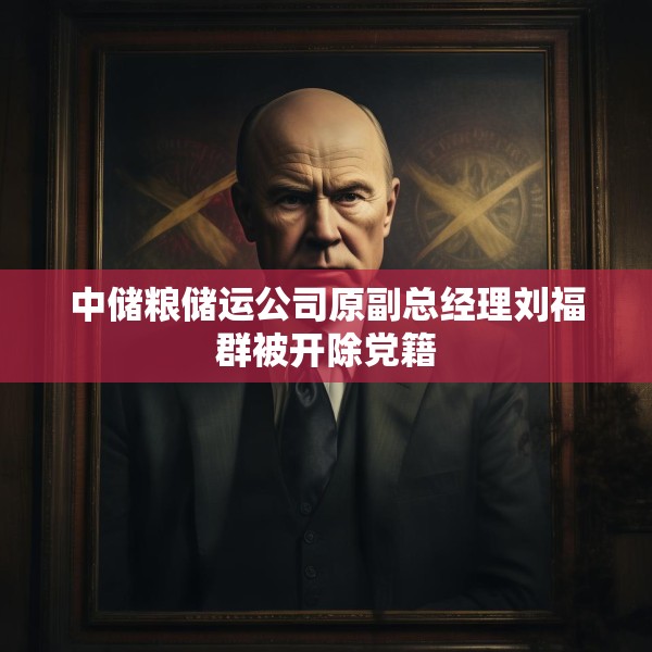 中储粮储运公司原副总经理刘福群被开除党籍