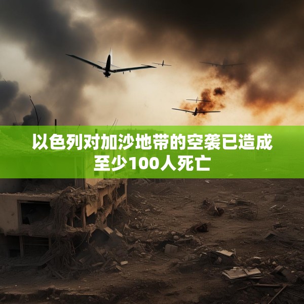 以色列对加沙地带的空袭已造成至少100人死亡