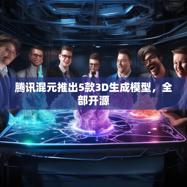 腾讯混元推出5款3D生成模型，全部开源