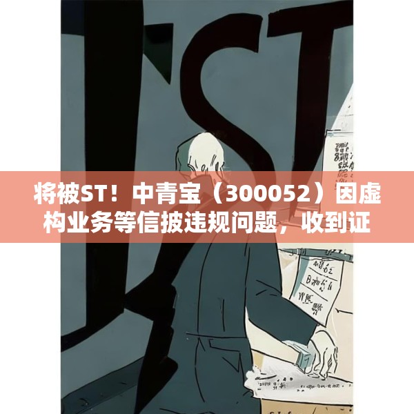将被ST！中青宝（300052）因虚构业务等信披违规问题，收到证监局《行政处罚事先告知书》