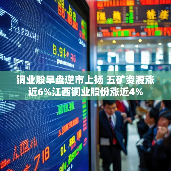 铜业股早盘逆市上扬 五矿资源涨近6%江西铜业股份涨近4%