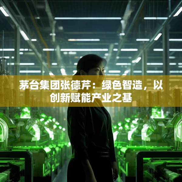 茅台集团张德芹：绿色智造，以创新赋能产业之基