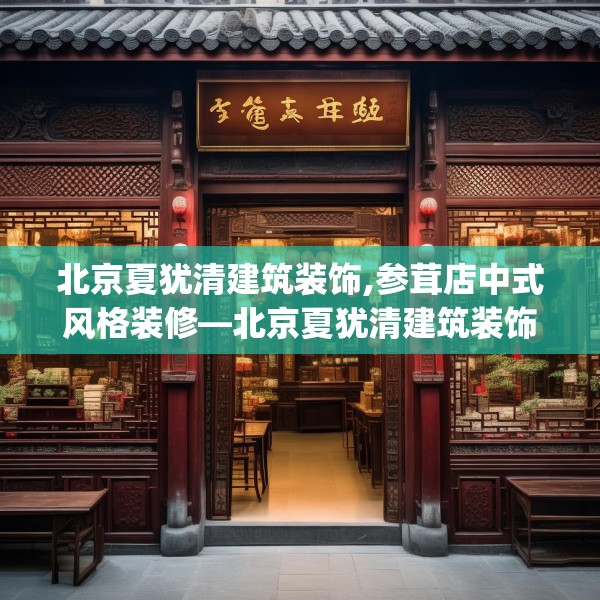 北京夏犹清建筑装饰,参茸店中式风格装修—北京夏犹清建筑装饰449.a325b326c329fgy.336bnbn