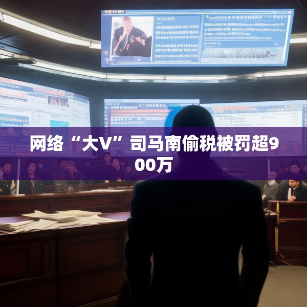网络“大V”司马南偷税被罚超900万