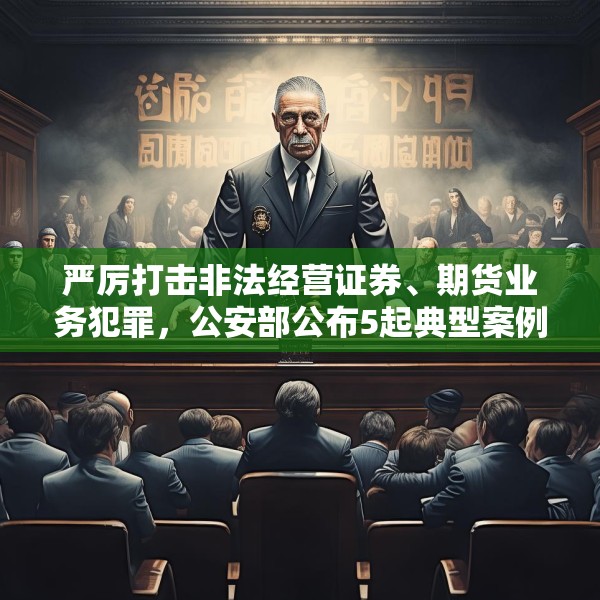 严厉打击非法经营证券、期货业务犯罪，公安部公布5起典型案例