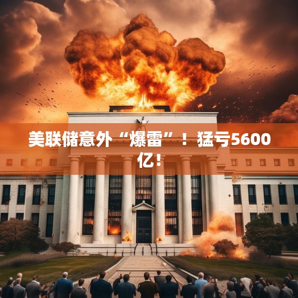 美联储意外“爆雷”！猛亏5600亿！