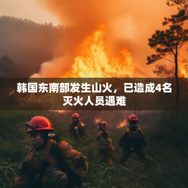 韩国东南部发生山火，已造成4名灭火人员遇难