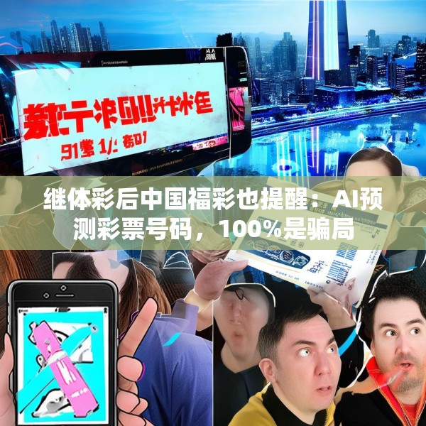 继体彩后中国福彩也提醒：AI预测彩票号码，100%是骗局