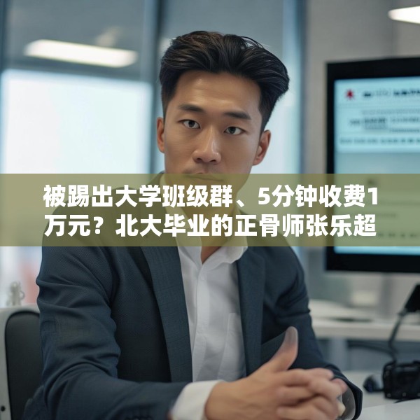 被踢出大学班级群、5分钟收费1万元？北大毕业的正骨师张乐超回应