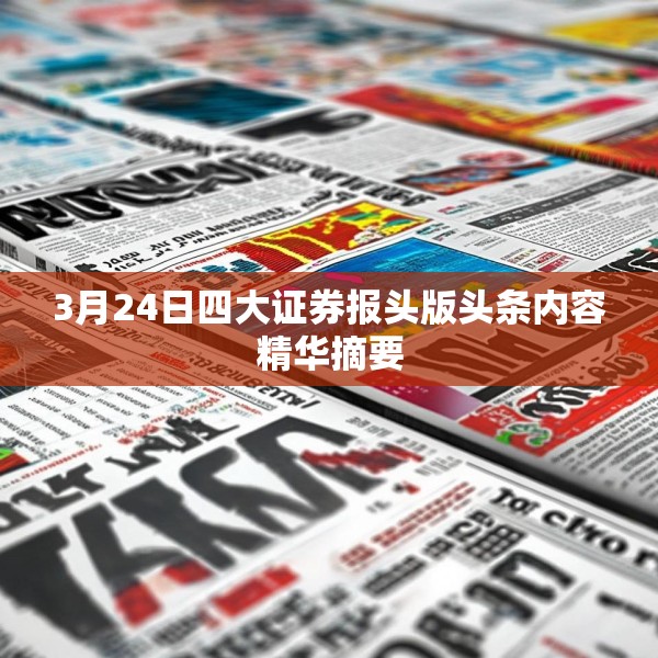 3月24日四大证券报头版头条内容精华摘要