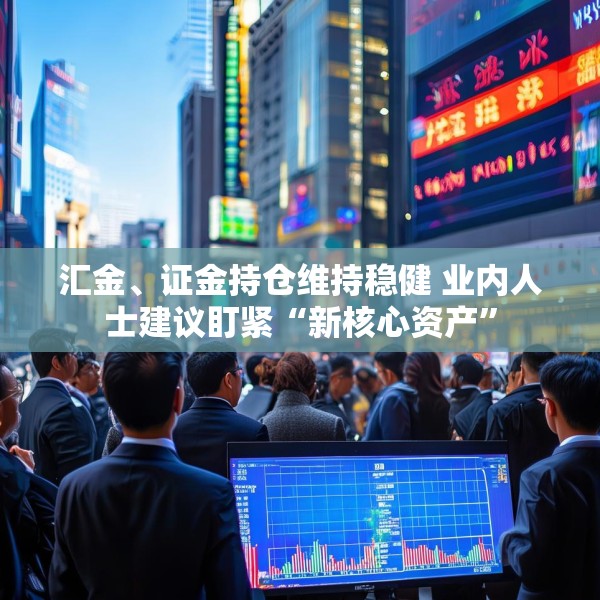 汇金、证金持仓维持稳健 业内人士建议盯紧“新核心资产”