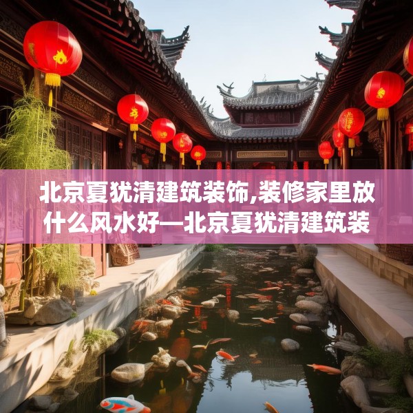 北京夏犹清建筑装饰,装修家里放什么风水好—北京夏犹清建筑装饰173.a49b50c53fgy.60cvcx