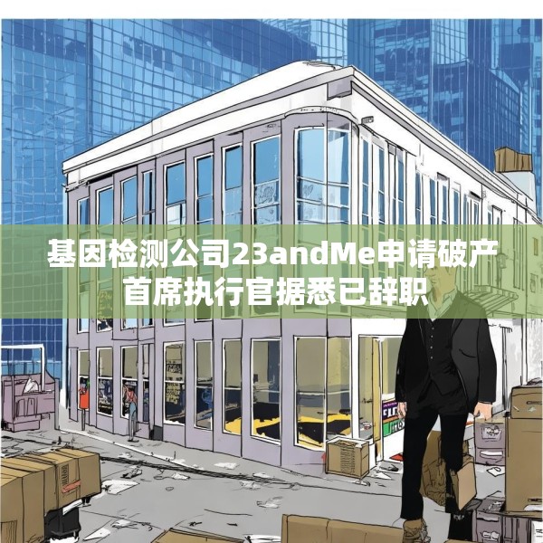 基因检测公司23andMe申请破产 首席执行官据悉已辞职