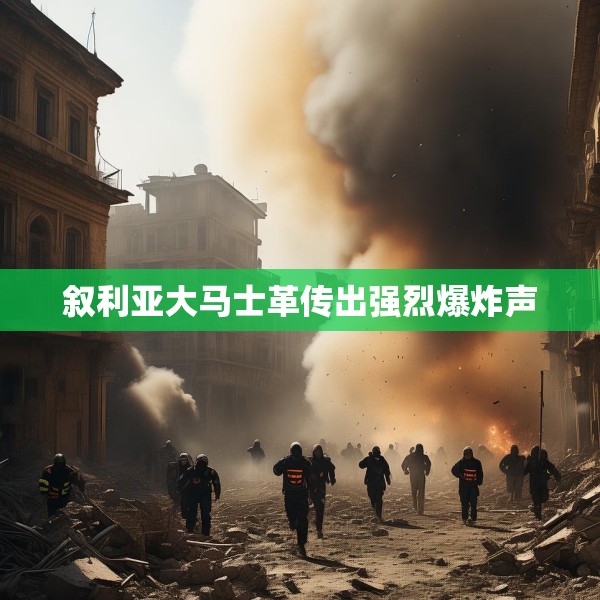 叙利亚大马士革传出强烈爆炸声