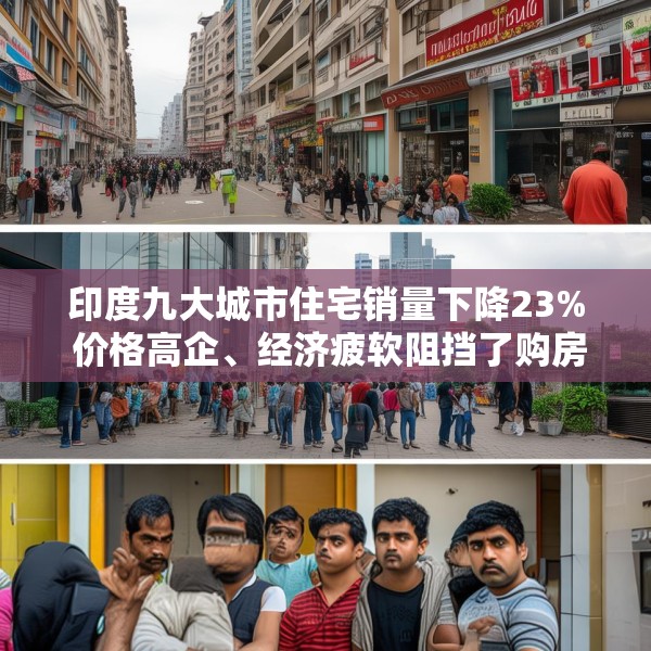 印度九大城市住宅销量下降23% 价格高企、经济疲软阻挡了购房者