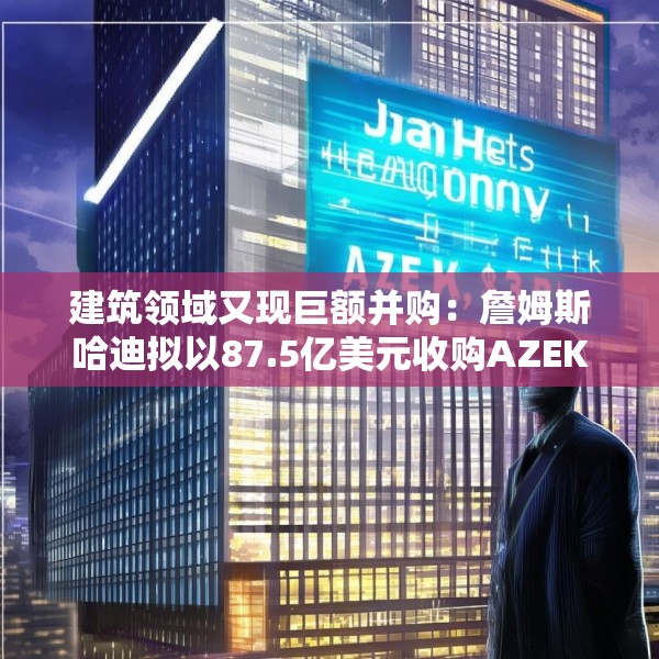 建筑领域又现巨额并购：詹姆斯哈迪拟以87.5亿美元收购AZEK