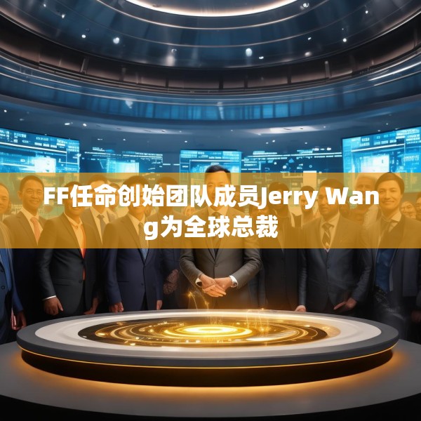 FF任命创始团队成员Jerry Wang为全球总裁