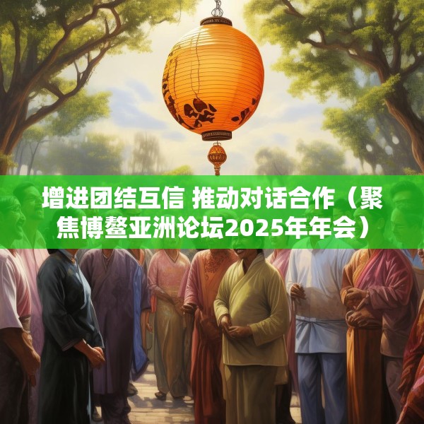 增进团结互信 推动对话合作（聚焦博鳌亚洲论坛2025年年会）