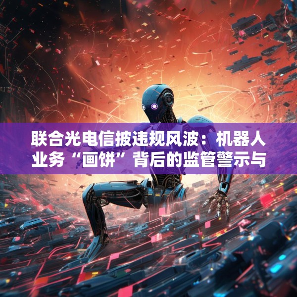 联合光电信披违规风波：机器人业务“画饼”背后的监管警示与战略迷途