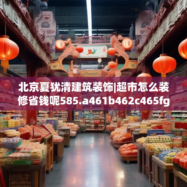 北京夏犹清建筑装饰|超市怎么装修省钱呢585.a461b462c465fgy.472fghfd