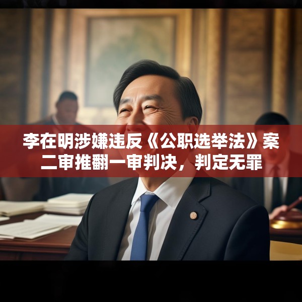 李在明涉嫌违反《公职选举法》案二审推翻一审判决，判定无罪