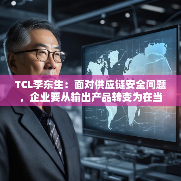 TCL李东生：面对供应链安全问题，企业要从输出产品转变为在当地建立产业和供应链体系