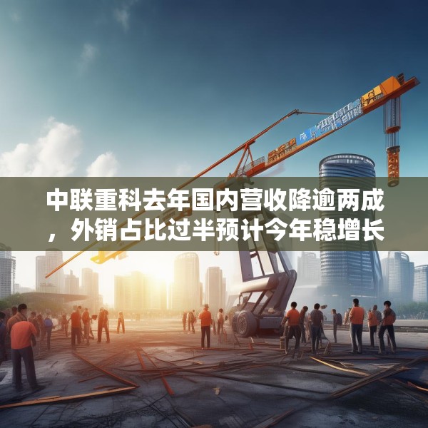 中联重科去年国内营收降逾两成，外销占比过半预计今年稳增长